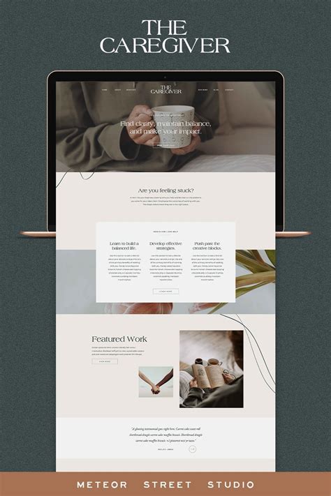 Caregiver Website Templates