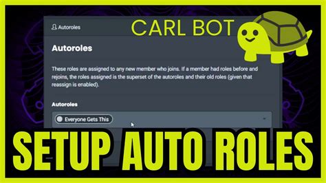 Carl Bot Custom Role Template
