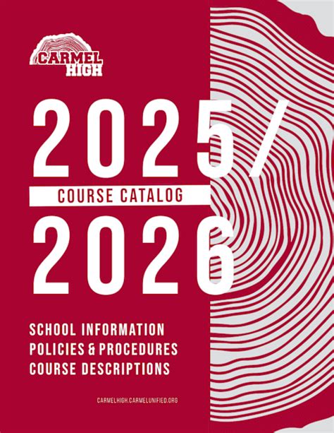 Carmel High School In Course Catalog