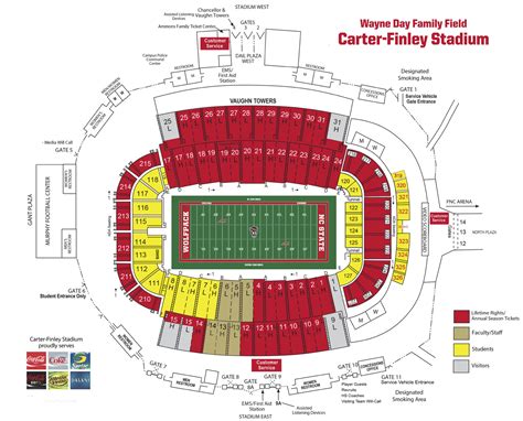 Carterfinley Stadium Interactive Seating Chart