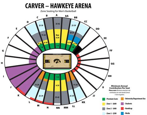 Carver Arena Seating Chart