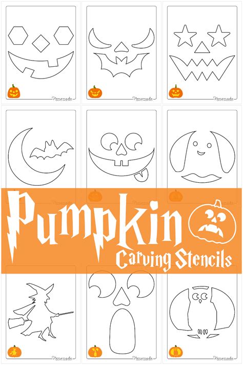 Carving Pumpkins Templates Free
