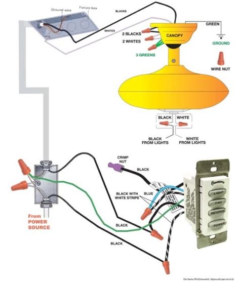 Casablanca Ceiling Fan Wiring Diagram