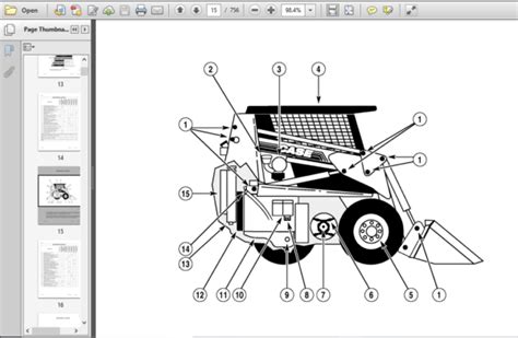 Case 1845c Skid Steer Backhoe Loader Service Manual