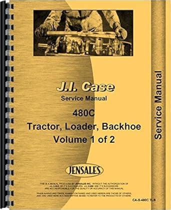 Case 480c Tractor Loader Backhoe Service Parts 2 Manuals Improved Download