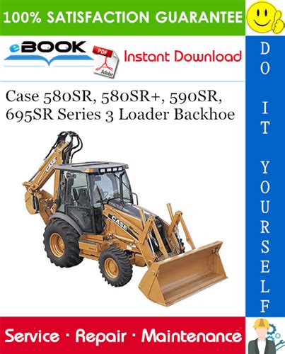 Case 580sr 580sr 590sr 695sr Loader Backhoe Service Manual Download