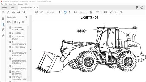 Case 821f 921f Wheel Loader Service Manual Download