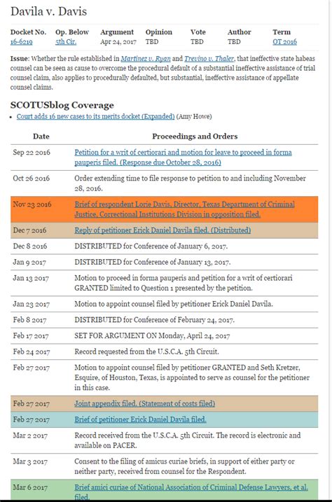 Case Chronology Template