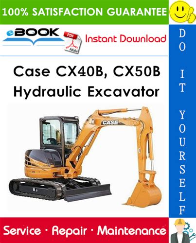 Case Cx40b Cx50b Hydraulic Excavator Service Repair Manual Download