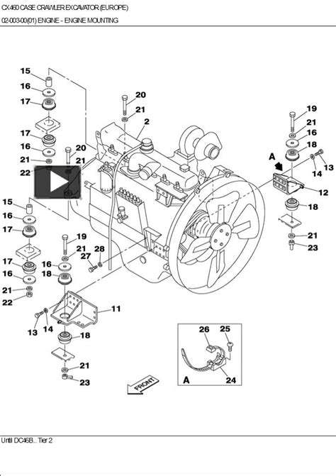 Case Cx460 Crawler Excavator Service Parts Catalogue Manual Instant Download