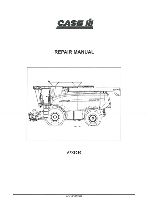 Case Ih Axial Flow Afx8010 Combine Harvester Service Repair Manual