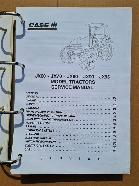 Case Ih Jx60 Jx70 Jx80 Jx90 Jx95 Model Tractors Service Repair Manual Download