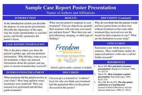Case Report Poster Template
