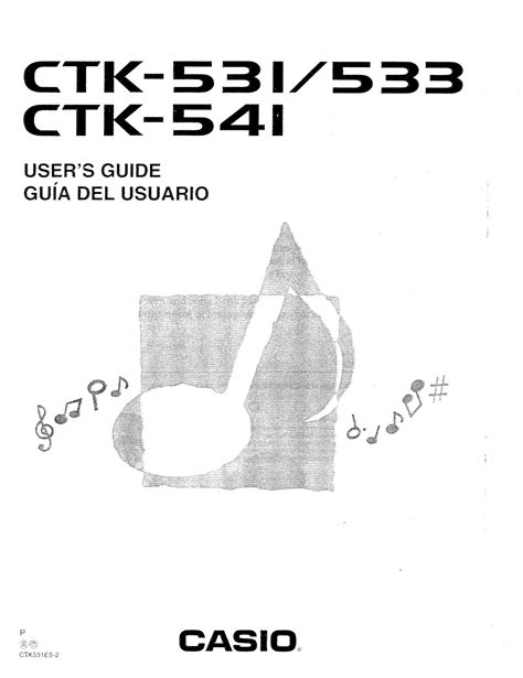 Casio Ctk 531 533 Electronic Keyboard Repair Manual