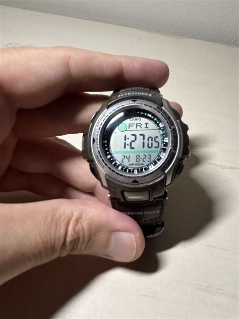 Casio Pathfinder Hunting Timer Watch Manual