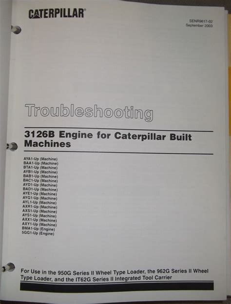 Cat 950g Series 2 Service Manual