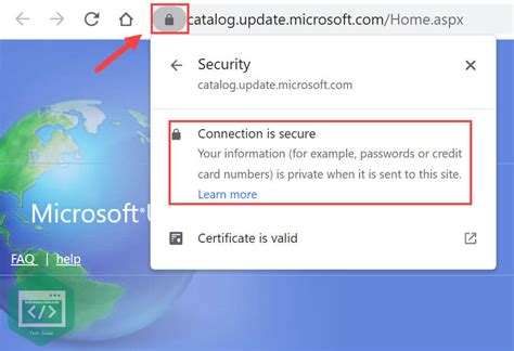 Catalog.update.microsoft.com Safe