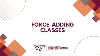 Cataloge Of Classes At Virginia Tech