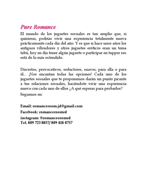 Catalogo Fall Pure Romance 2019 Espanol