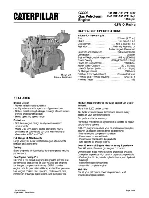 Caterpillar 3306 Engine Repair Manual Motor