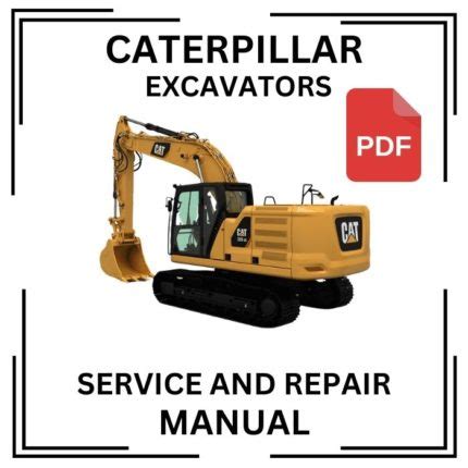 Caterpillar Excavator Service Manuals