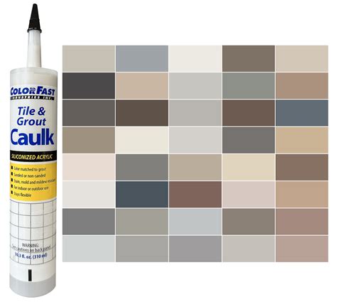 Caulking Colors Chart