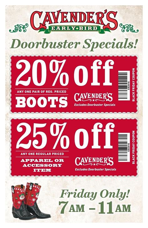 Cavenders Coupons In Store Printable