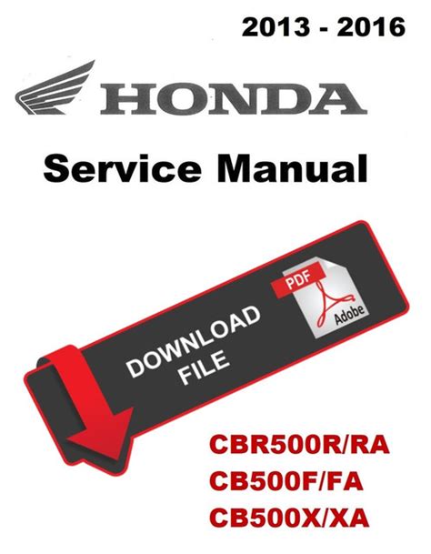 Cbr500r Service Manual Download