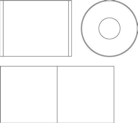 Cd Cover Blank Template
