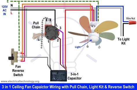 Ceiling Fan Capacitor Wiring Diagram Internal