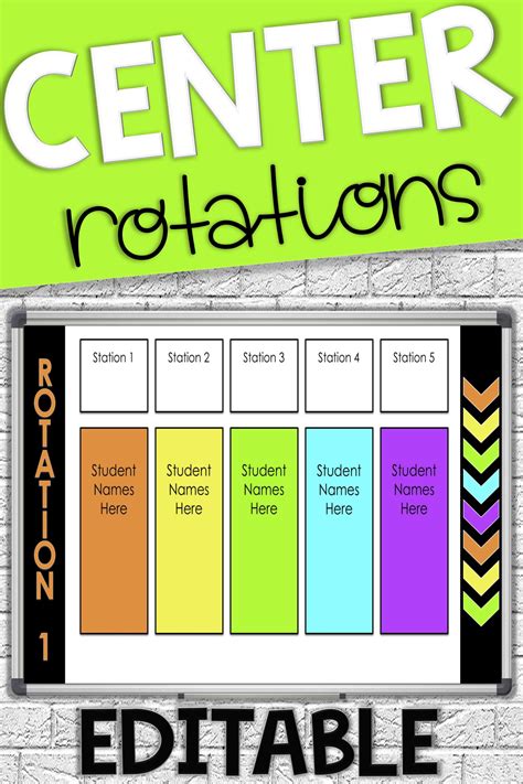 Center Rotation Chart
