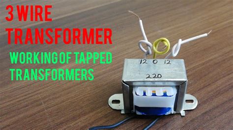 Center Tapped Transformer Wiring