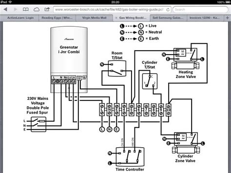 Central Heating Boiler Wiring Diagram