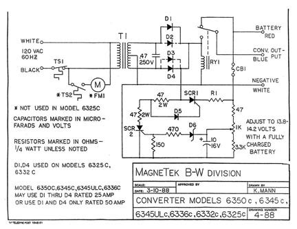 Centurion 3000 Power Converter Wiring Diagram