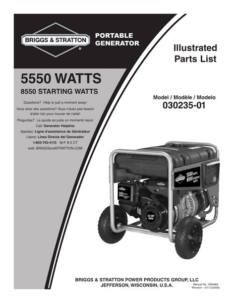 Centurion 5500 Watt Generator Wiring Diagram