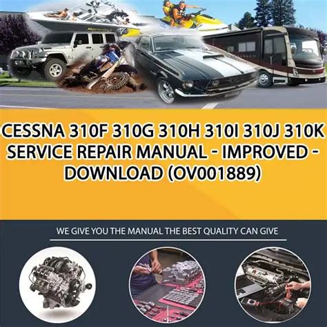 Cessna 310 Service Repair Manual Improved Searchable Download