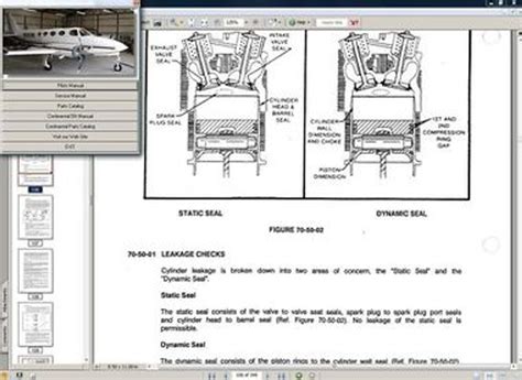 Cessna 340 Service Manual Set Engine