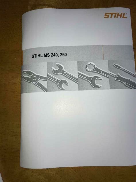 Chainsaw Ms240 Ms260 Workshop Repair Manual