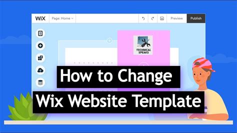 Change Site Template Wix