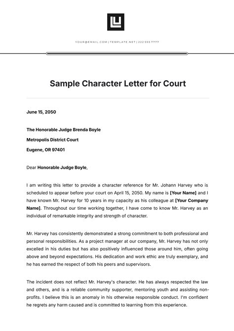 Character Letter Templates