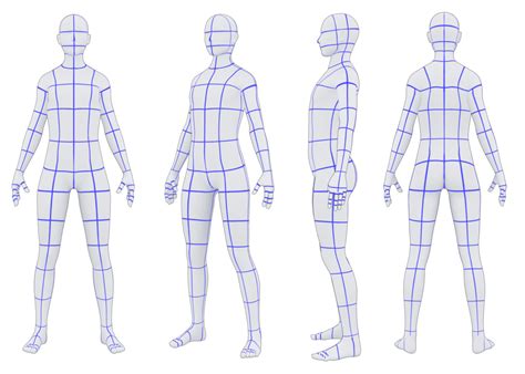 Character Turnaround Template