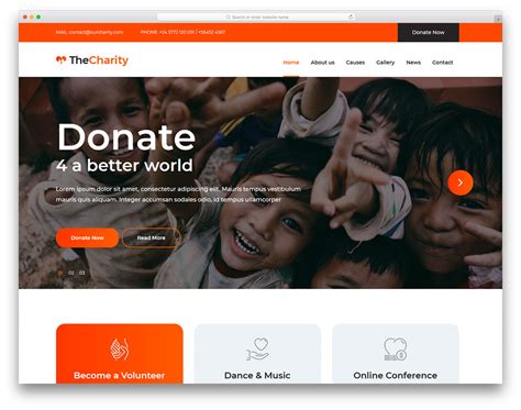 Charity Web Templates
