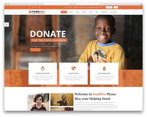 Charity Website Template
