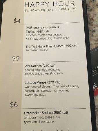 Chart House Tahoe Menu