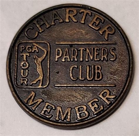 Charter Member Partners Club Pga Tour Coin
