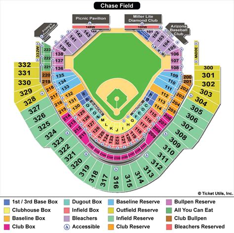 Chase Ballpark Seating Chart