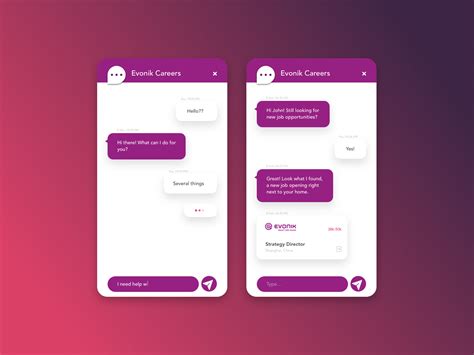 Chatbot Ui Design Templates