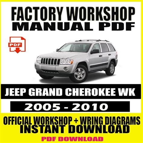 Cheapest2005 07 Grand Cherokee Wk Master Service Repair Manual