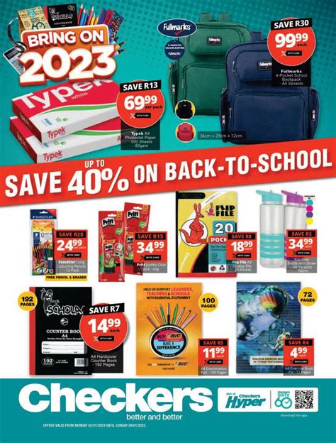 Checkers Hyper Back To School Catalogue 2017