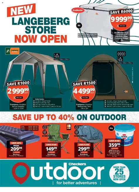 Checkers Outdoor Catalogue